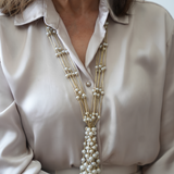 Waterfall Pearl Necklace