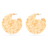Hammertone Gold Earrings