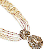 Jodha Kundan Pearl Necklace Set