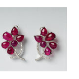 Statement Ruby Earrings