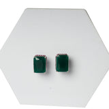 Swarovski Emerald Studs