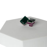 Swarovski Emerald Studs