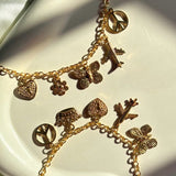 Gold Charm Bracelet